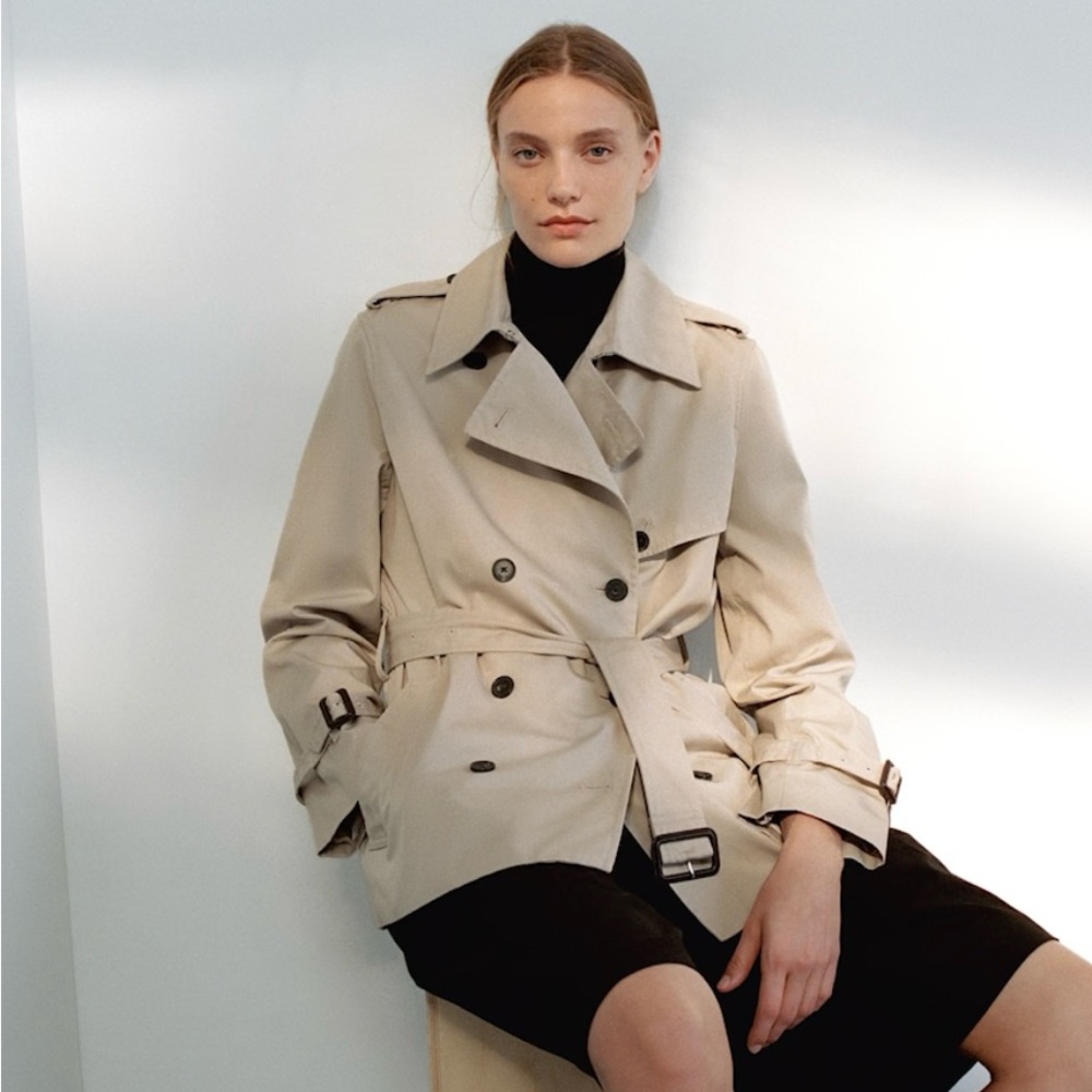 The Finch Short Trench Coat - City Twill